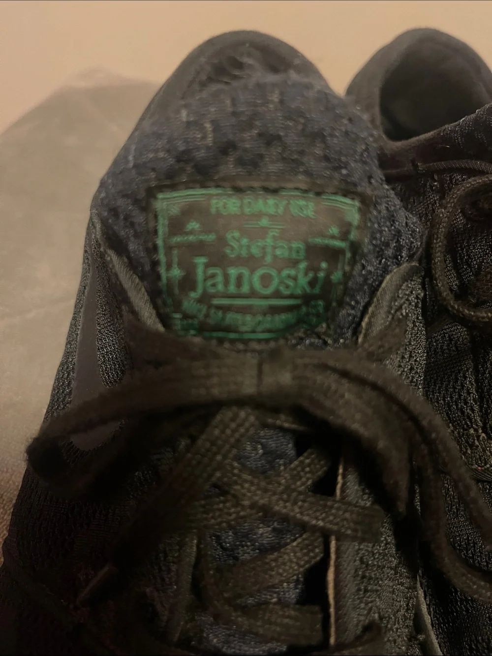 Nike Black Men's Low-Top Knit Sneakers
